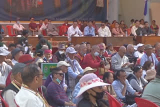 25th Shoton festival kicks off at the Tibetan Institute of Performing Arts in Dharamshala