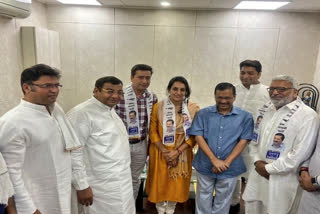 Former Haryana Congress leader Nirmal Singh daughter Chitra join AAP