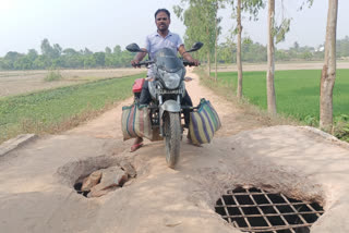 people to boycott panchayat vote if road is not repaired at Malda