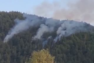 Fire in Bandipora Forests