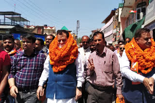 Suresh Bhardwaj reached Kandaghat