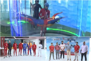 Indoor Sky diving Centre Hyderabad  Sky diving facility in India  Sky diving centre in Hyderabad  Hyderabad latest news  Telangana latest news  New sports facility in Hyderabad  Gravity Zip Hyderabad  ഇന്ത്യയിലെ ആദ്യത്തെ ഇൻഡോർ സ്കൈ ഡൈവിങ് സെന്‍റർ ഹൈദരാബാദിൽ  ഇൻഡോർ സ്കൈ ഡൈവിങ് സെന്‍റർ ഹൈദരാബാദിൽ  ഗ്രാവിറ്റി സിപ്പ് ഹൈദരാബാദ്  ഗ്രാവിറ്റി സിപ്പ് ഇൻഡോർ സ്കൈ ഡൈവിങ് സെന്‍റർ