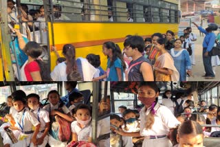 violation-of-corona-guidelines-in-school-buses-in-ramgarh