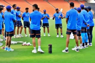 INDIA TOUR OF ENGLAND MEN IN BLUE PLAY TWO T20 PRACTICE GAMES IN JULY