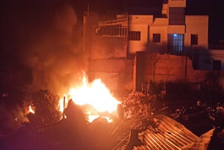 fire in dholpur factory
