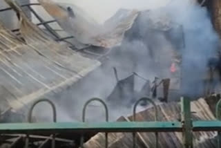 fire in Azad Market