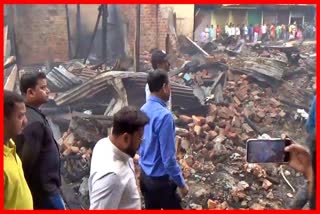 MLA Ramkrishna Ghosh at Lanka Piyoli Market