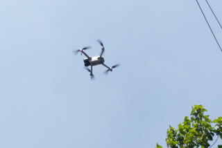 Drone camera surveillance in Ram Navami procession route in Palamu