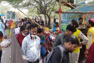 Devotees in large numbers visited Kalka Devi on Maha Ashtami