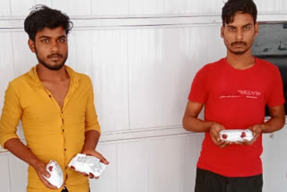 Two smugglers arrested with ganja In Noida