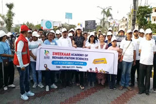 Awareness walk on autism