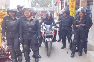 Winners Force of Police for Women Security in Basirhat