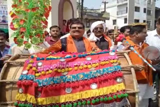 Procession on Ram Navami in Burhanpur