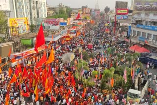 Ram Navami celebrated till late night in Ranchi