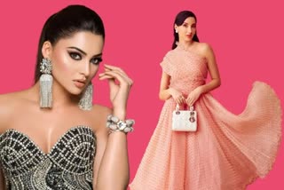 urvashi rautela in strapless outfit,urvashi rautela in black outfit,urvashi rautela latest pictures,nora fatehi in pink dress,nora fatehi latest pictures nora fatehi pictures,ಸ್ಟೈಲಿಶ್ ಉಡುಪು ತೊಡುವ ತಾರೆಗಳು,ಬಾಲಿವವುಡ್​ ನಟಿಯ ಸ್ಟೈಲಿಶ್ ಉಡುಪುಗಳು,ನಟಿ ಊರ್ವಶಿ ರೌಟೆಲಾ ಮಾದಕ ಫೋಟೋ,ನೋರಾ ಫತೇಹಿ ಹಾಟ್​ ಫೋಟೋಗಳು