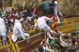 Ujjain youth congress protest