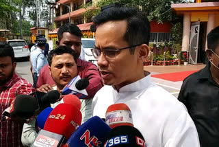 No freedom of speech in BJP says MP Gaurav Gogoi