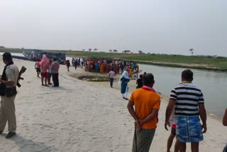 child drowned in Ganga river