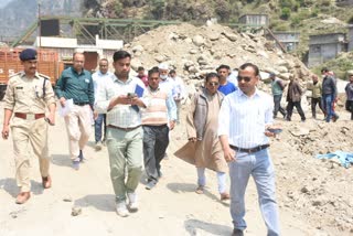 Yamunotri road inspection