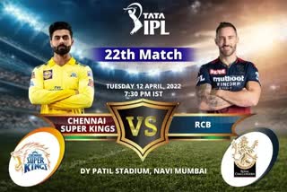 IPL 2022: CSK અને RCB વચ્ચે આજે થશે ટક્કર