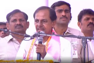 tsr  kcr  ടിആര്‍എസ് മുഖ്യമന്ത്രി  കേന്ദ്ര നെല്ല്സംഭരണ നയം  കെ ചന്ദ്രശേഖര്‍ റാവു  രാകേഷ് ടികായത്ത്