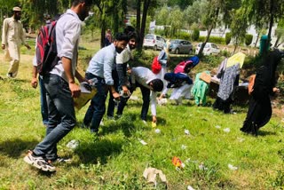 Cleanliness Drive at GDC Thana Mandi: گورنمنٹ ڈگری کالج تھنہ منڈی میں صفائی مہم