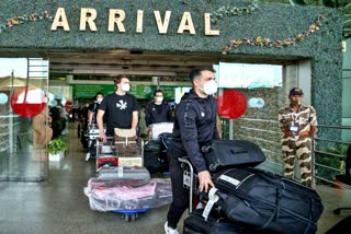 Germany Men's team arrives in Bhubaneswar, for the FIH Hockey Pro League 2021-2022 game against India