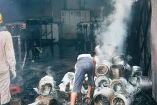 Fire in Indore Cable Factory