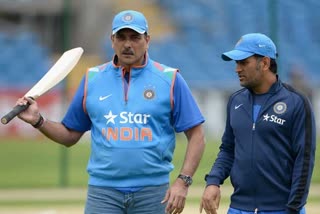 ravi shastri dhoni