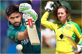 Babar Azam  Rachael Haynes  ICC Players of the Month for March 2022  ഐസിസി പ്ലെയർ ഓഫ് ദ മന്ത് അവാര്‍ഡ്  ബാബർ അസം  റേച്ചൽ ഹെയ്‌ൻസ്