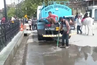 Water crisis in Shimla.