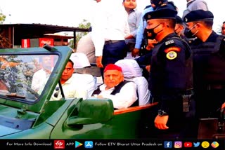 Etawah latest news  etv bharat up news  सपा संरक्षक मुलायम सिंह यादव  देश की पहचान है इटावा सफारी  Mulayam Singh Yadav  Etawah Safari to be the pride  इटावा सफारी पार्क  मुलायम सिंह यादव  पूर्व मुख्यमंत्री मुलायम सिंह यादव