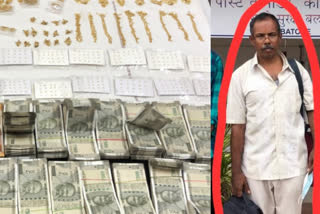 Sabari Express  RPF officials seized amount and jewelery from the Sabari Express  amount and jewelery from the Sabari Express  சபரி எக்ஸ்பிரஸில் இருந்து நகை பணம் பறிமுதல்  சபரி எக்ஸ்பிரஸ்  கை பணம் பறிமுதல்  ஆர்பிஎஃப் தனிப்படையினர் சபரி எக்ஸ்பிரஸில் இருந்து நகை பணம் பறிமுதல் சபரி எக்ஸ்பிரஸ்