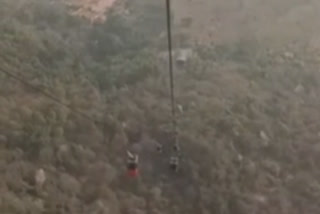 Harrowing video shows cable cars colliding moments before Deoghar ropeway disaster