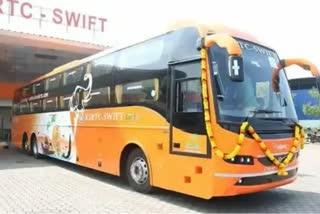 KSRTC K Swift bus accident Action against drivers  കെ.എസ്.ആർ.ടി.സി സ്വിഫ്റ്റ് അപകടം  കെ സ്വിഫ്റ്റ് ഡ്രൈവർമാർക്കെതിരെ നടപടി