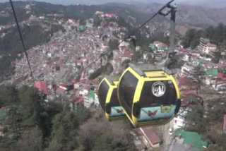 Jakhu Ropeway of Shimla.