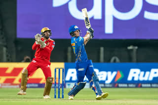 Dewald Brevis smashes Rahul Chahar for four consecutive sixes in a over