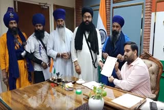 sikh organisation memorandum to dc on mata sahib kaur animated movie