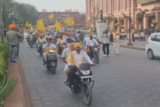 sikh organisation bike march on turban day in amritsar
