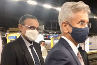 EAM S Jaishankar arrives in New York to meet UN Secy