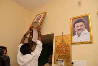 Annamalai put up Modi picture in state controlled ration shop