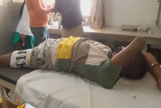 barnala young man's broken leg in two group clash