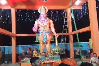 retired superintendent of police built the hanuman temple in his allowance money in nabarangpur