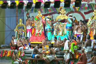 wedding of Goddess Meenakshi and Lord Sundareswarar