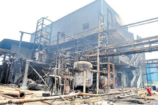 fire accident at porus chemical industry in eluru