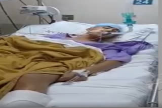 Khargone Violence Shivam Shukla Injured Today | ETV Bharat
