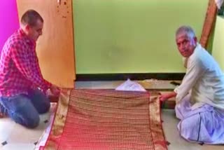 Talent of a handloom artist