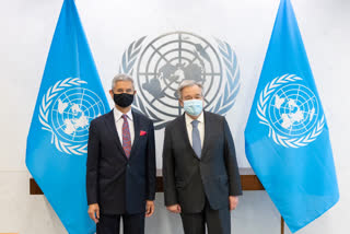 EAM Jaishankar meets UN Secretary General