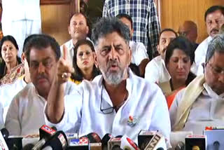 Congress leader protest in Bengaluru  Santosh suicide case update  Congress leader press meet in Bengaluru  ಈಶ್ವರಪ್ಪ ಅವರನ್ನು ಬಂಧಿಸುವಂತೆ ಒತ್ತಾಯಿಸಿ ಕಾಂಗ್ರೆಸ್ ಕಾರ್ಯಕರ್ತರ ಆಗ್ರಹ  ಬೆಂಗಳೂರಿನಲ್ಲಿ ಕಾಂಗ್ರೆಸ್ ಮುಖಂಡರ ಪ್ರತಿಭಟನೆ  ಸಂತೋಷ್ ಆತ್ಮಹತ್ಯೆ ಪ್ರಕರಣ  ಬೆಂಗಳೂರಿನಲ್ಲಿ ಕಾಂಗ್ರೆಸ್ ಮುಖಂಡರ ಸುದ್ದಿಗೋಷ್ಠಿ,