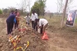 ಗುತ್ತಿಗೆದಾರ ಸಂತೋಷ್​ ಪಾಟೀಲ್​​ಗೆ ​ಕುಟುಂಬಸ್ಥರಿಂದ ತಿಥಿ ಕಾರ್ಯ